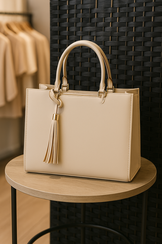 Bolso Estructurado con Borla Decorativa – Tus Prendas Arganda del Rey