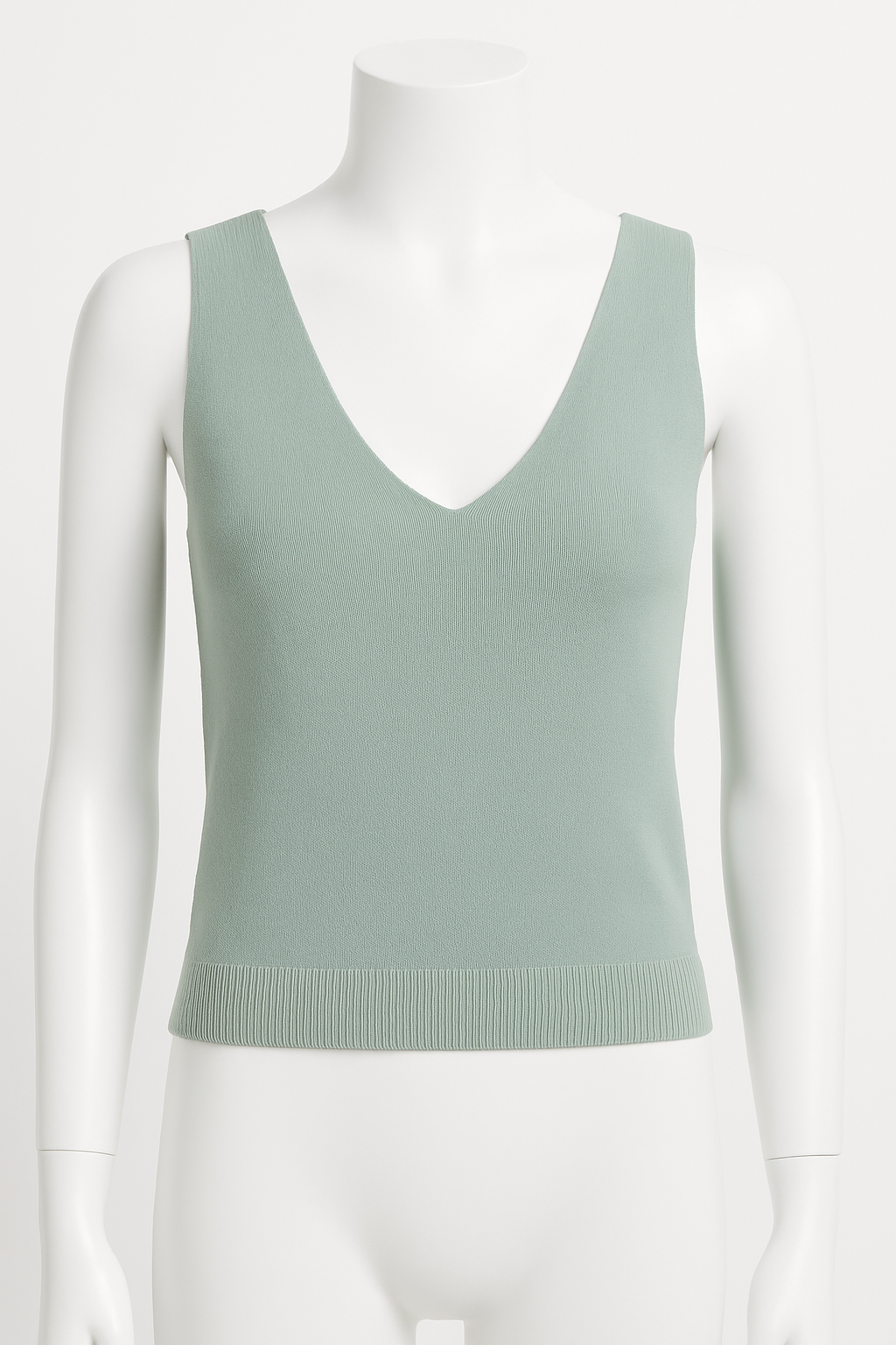 Top de Punto Verde Claro sin Mangas para Mujer | Ideal Verano | Tus Prendas