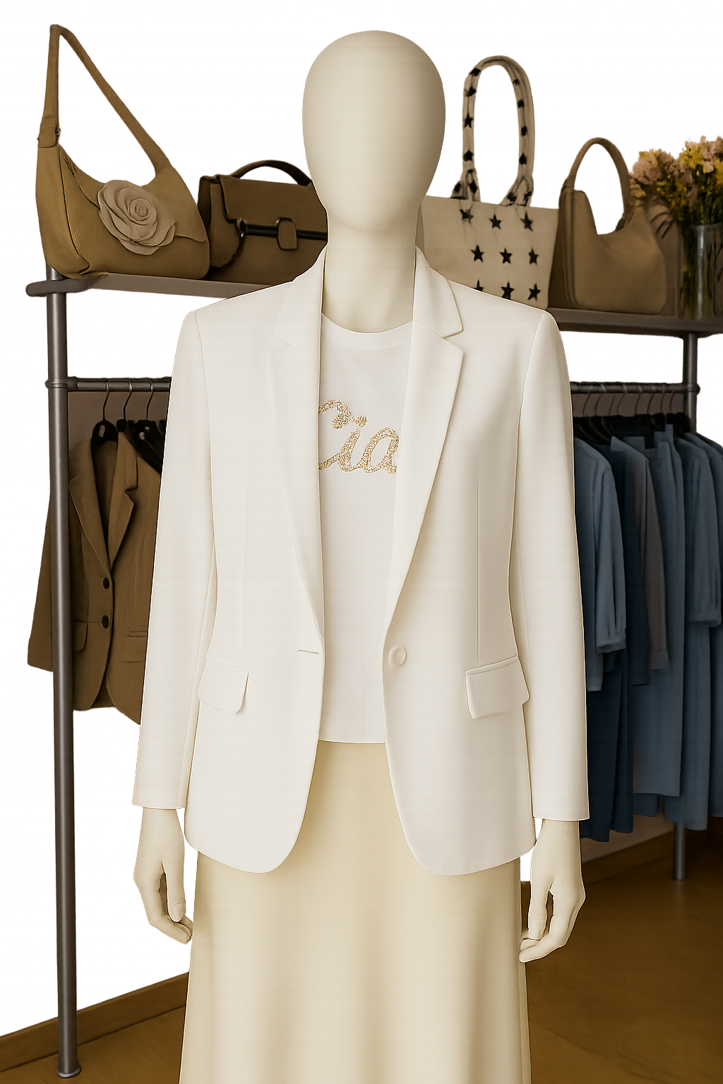 Americana Blanca Mujer | Elegante y Ligera | Tus Prendas